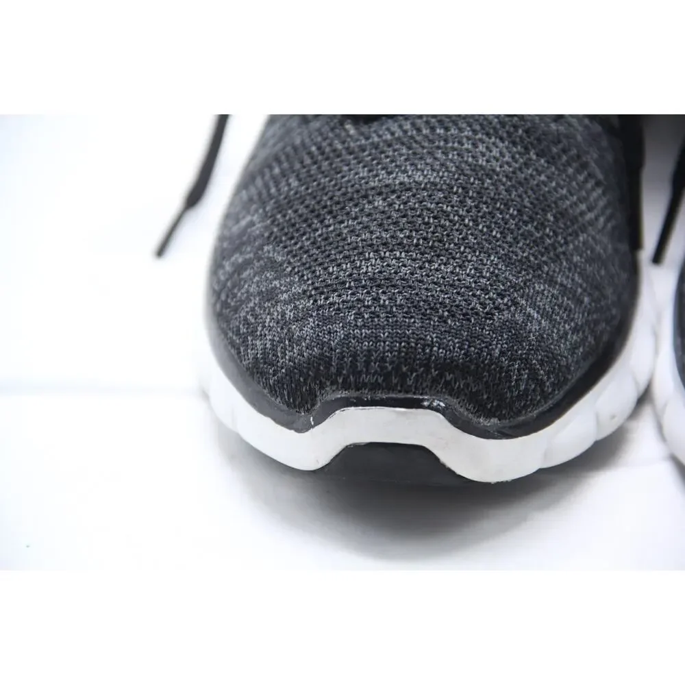 Skechers Skech-Knit Shoes Mens Size 12 Memory Foam Black Athletic Dual Lite